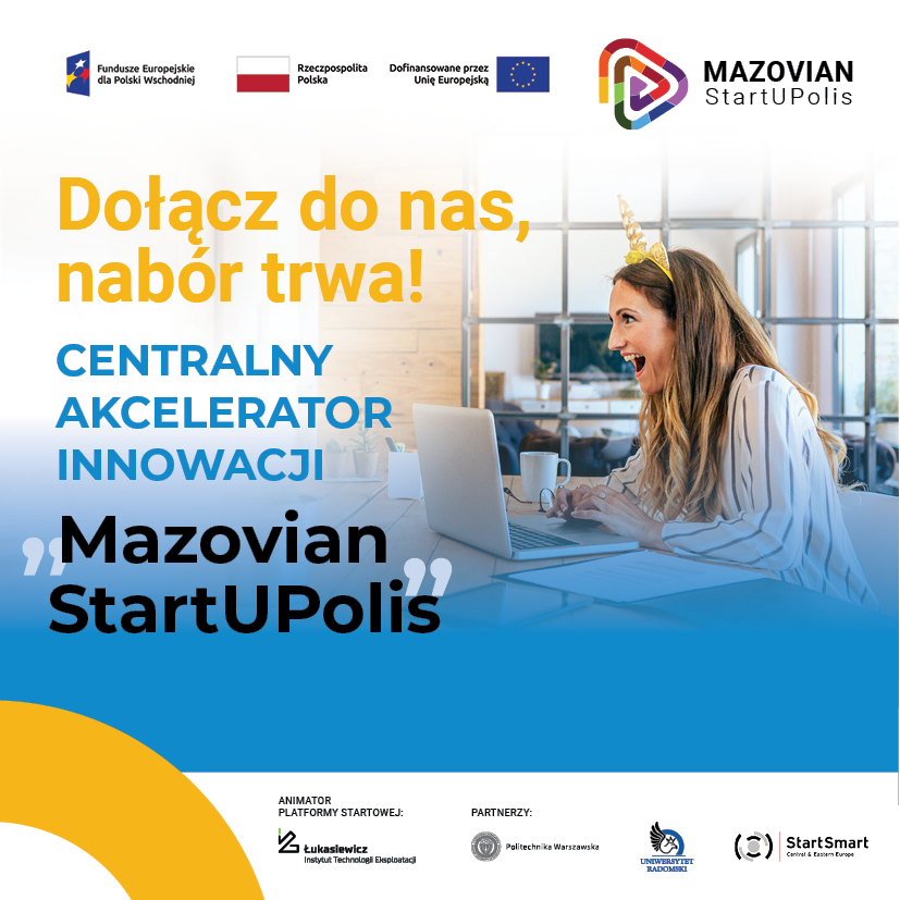 Dołącz do Mazovian StartUPolis