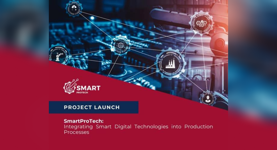 Projekt SmartProTech – integracja inteligentnych technologii cyfrowych z procesami produkcyjnymi.